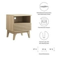 thumbnail image 5 of Modway Render Modern Particleboard Wood Nightstand - Oak Finish, 5 of 8