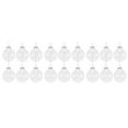 thumbnail image 3 of Masteelf 18 pcs Clear Fillable Balls Ornament 8cm Diy Plastic Christmas Ornaments Balls Hanging Flat Sphere Bulbs Pendant Xmas Baubles For Halloween Christmas Party Transparent, 3 of 8