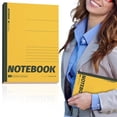 thumbnail image 2 of Composition Notebook,Wide Ruled Paper,5-1/2" x 8-1/4" Composition Book, A5 Lined Notebook,Colored Journal Notebook Perfect for Work & Note Taking,Office Supplies,Assorted Colors(yellow-40 Sheets), 2 of 5