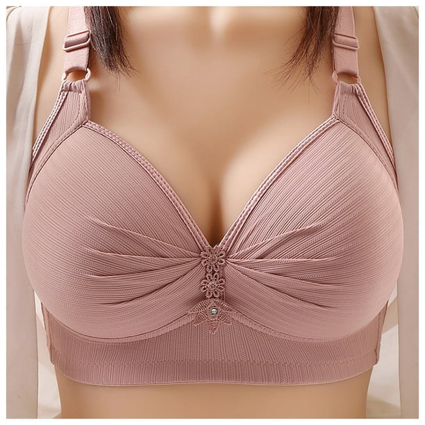 WILLBEST Brasier Mujer Push Up Sujetador Push Up Sin Aros Para Mujer, Cómodo, Sin Aros, Bralette Con Aros, Ropa Interior De Uso Diario 1752