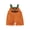 Orange, variant on Toddler Baby Boy Halloween Outfit Pumpkin Overalls Sleeveless Corduroy Romper Jumpsuit with Pockets