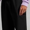 thumbnail image 7 of ZHYou No Boundarie Sweatpants for Women Casual Cuffed Leg Stretchy High Waisted Loose Cute Pants with Side Zip Pocket,Black,Size M, 7 of 7