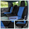 thumbnail image 4 of For 2022 – 2024 Dodge RAM 1500 FH Group Neoprene Waterproof Custom Fit Car Seat Covers   - Rear Blue, 4 of 5