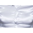 thumbnail image 4 of Men‘s Silk Satin Long Sleeve Shirt Ruffled Vintage Wedding Tuxedo Shirts, 4 of 5