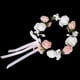 thumbnail image 5 of Bridal Wedding Flower Bracelet Baoblaze Nupcial de la boda de la pulsera de la flor, 5 of 8
