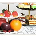thumbnail image 3 of 3 Tier Porcelain Cupcake Stand, White Tiered Stand, Afternoon Tea Stand, Pastry Serving Stand Elegant Dessert Cookie Stands for Wedding, Birthday, Tea Party, 3 of 3