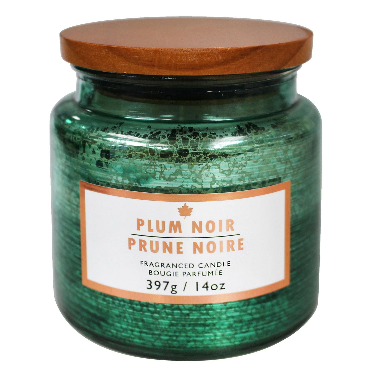 Bougie parfumée hometrends à la senteur prune noire