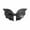 B, variant on XDDST Halloween Outdoor Decor Black Bat Bow Children's Hairpin Halloween Side Clip Funny Decorative Clip Gothic Bat Wing Hair Bow Clips Hair Clips Hair Accessories