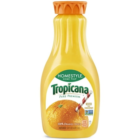 Tropicana Homestyle Some Pulp 100% Orange Juice, 52 Fl. Oz.