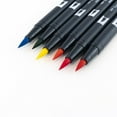 thumbnail image 4 of Tombow Dual Brush Pen Art Markers, Celebration, 6 Pack, 4 of 8