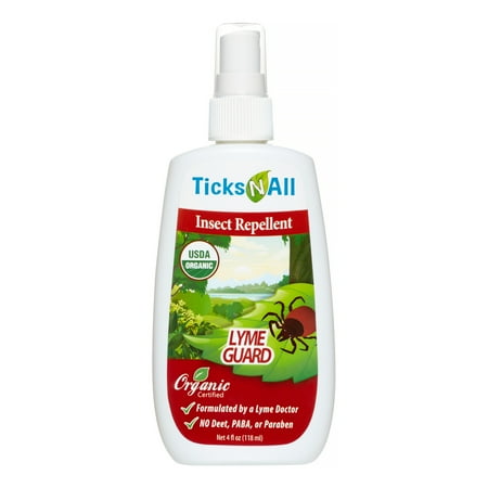 Ticks-N-All Organic Tick Repellent, 4 Oz - Walmart.com