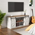thumbnail image 4 of Farmhouse TV Stand for Televisions up to , Sliding Barn Doors and Storage Cabinets, Console Table and Media Furniture for Living Room, 4 of 9