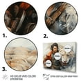 thumbnail image 3 of Designart "Warriors Spirit China Art painting I" Animals Wall Art Living Room, 3 of 5