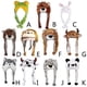 thumbnail image 3 of Gorro de peluche de animales para niños, niñas, mujeres, hombres, disfraz de fiesta de Halloween, gorros, 3 of 5