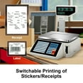 thumbnail image 6 of TOHU High Precision Digital Electronic Scale with Label Printer - Commercial Scale for Supermarket, Fruit Market & More, Ideal for Active Use, 6 of 9