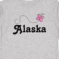 thumbnail image 4 of Inktastic Alaska Butterfly Girls Long Sleeve Toddler T-Shirt, 4 of 5