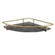 thumbnail image 1 of Bandeja Organizadora De Baño Triangular, Bandeja De Almacenamiento De Baño, Luz Decorativa De Lujo, Textura Dorada, Bandeja De Baño De Esquina, Organizador De Baño Triangular, 1 of 7