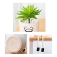 thumbnail image 4 of 2 Pack Cute Plant Pot 8.6*7.5 Cm Funny Gardening Ceramic Succulent Plant Pots with Drainage Hole Indoor Outdoor Flower Pot Decorative Unique Cactus Plant Lover Gift Planters, 4 of 8