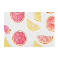 thumbnail image 7 of Yayeee Bath Rug for Bathroom Floor Non Slip Rectangle Fluffy Soft Absorbent Mat, 16"x24", White Grapefruit Slices, 7 of 7