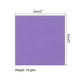 thumbnail image 2 of Uxcell Origami Paper Double Sided for Art Craft Project Beginner 100 Sheets Deep Purple 2x2 inch, 2 of 5