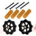 thumbnail image 3 of MasteelfCA 3D Printer Parts CR-10 Ender-3 Heated Bed Spring Leveling Kit Adjustment Nut Nut and Springs and Screw Heatbed Kit (Assorted Color), 3 of 7