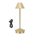 thumbnail image 2 of Cordless Table Lamp, Modern Style Iron Art 3 Color Stepless Dimming Portable LED Desk Lamp with Touch Control, 2 of 8
