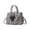 Grey, variant on Purses and Handbags for Women Top Handle Satchel Leather Floral Shoulder Crossbody Bags Ladies Evening Party Tote Pink