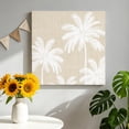 thumbnail image 3 of Beige Palm Trees Canvas Wall Art for Living Room, Summer Beach Tropical Farmhouse Wall Decor Framed Artwork Pictures Ready to Hang for Bedroom Office Home Decor, 3 of 9