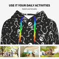thumbnail image 4 of Easygdp Retro Skeleton Dancing On Halloween Party Womens Casual Hoodies Sweatshirts Long Sleeve Pullover Fall Pullover Tops Outfits Winter Clothes-Small, 4 of 7