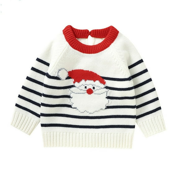 Gyratedream Toddler Boys Girls Ugly Christmas Sweater Crewneck Long Sleeve Xmas Pullover Warm Winter Knit Sweatshirts, Size 6-9M