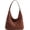 Brown/Khaki/Beige/Black, variant on Quilted Tote Bag for Women Faux Leather Puffer Bag Filled with Cotton Shoulder Hobo Bag Handbags Crescent Purse