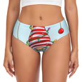 thumbnail image 1 of Balery Funny Christmas Gnome Ropa Interior de Algodón para Mujer con Dibujo – Braguitas Cómodas y Elásticas, Estilo Clásico-Medium, 1 of 6