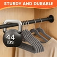 thumbnail image 5 of GARITIN Adjustable Tension Curtain Rod, 43.3-78.7 Inch No Drill Shower Curtain Rod for Window, Bathroom, Closet, Black Tension Rod, 5 of 7