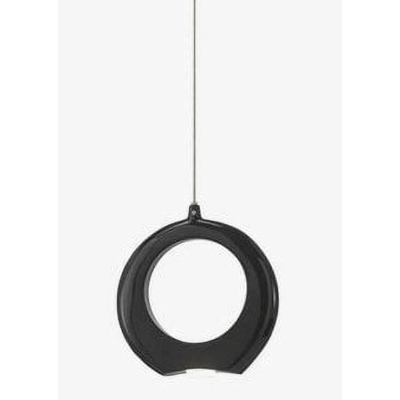 Elan Lighting - Zuy - 6 Inch 21W 3 LED Mini Pendant-Chrome/Black Finish - Elan