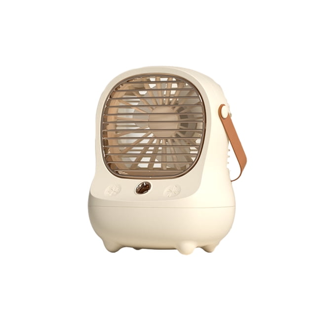 Ohufall USB Rechargeable Portable Personal Air Cooler 3 Speed Mini Cooling Fan Humidifier For Home Office Bedroom