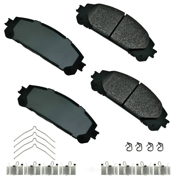 Disc Brake Pad Set Fits select: 2008-2021 TOYOTA HIGHLANDER, 2011-2023 TOYOTA SIENNA