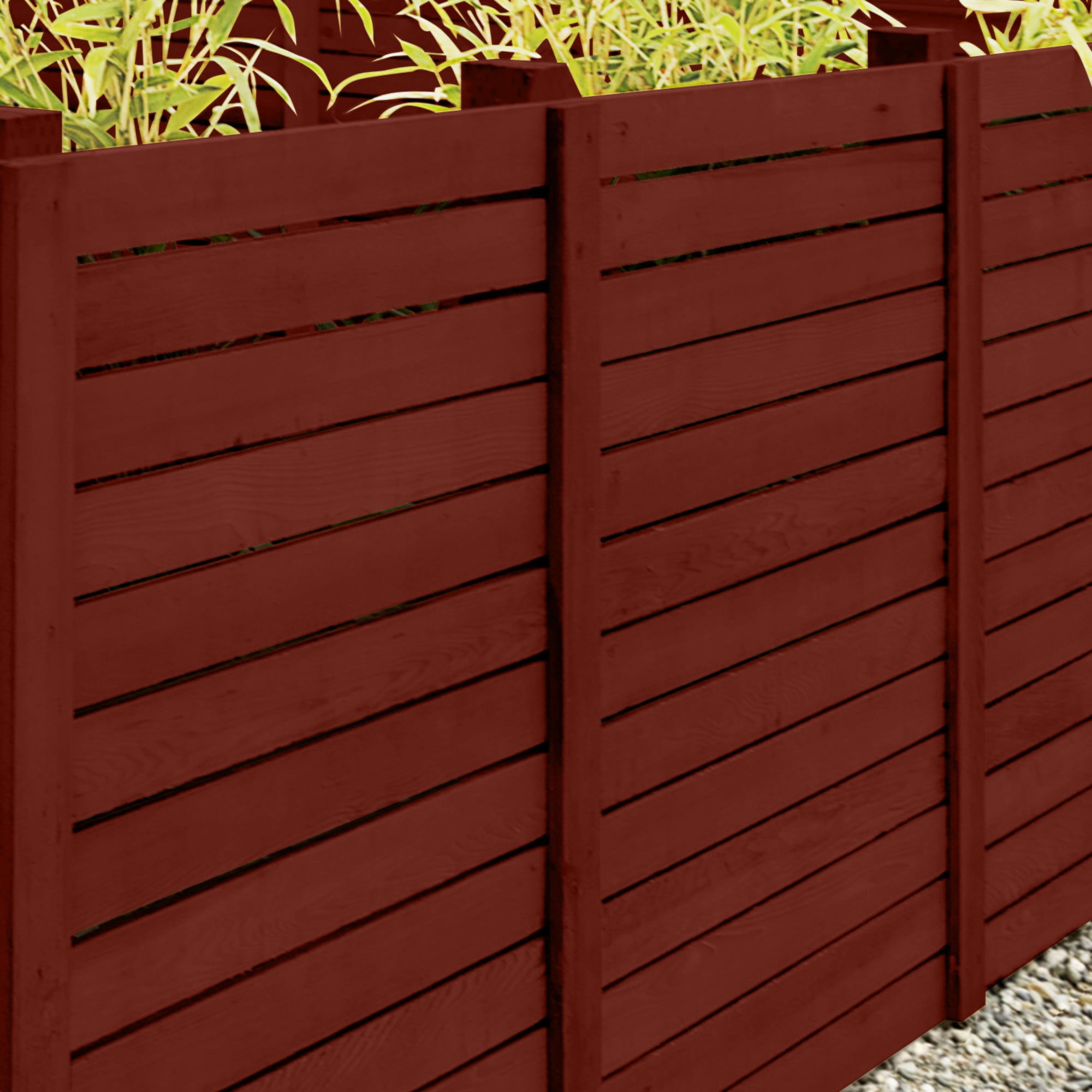 Olympic Elite 1 Gallon SC-1022 Spiced Red Solid Advanced Exterior Stain and Sealer in One