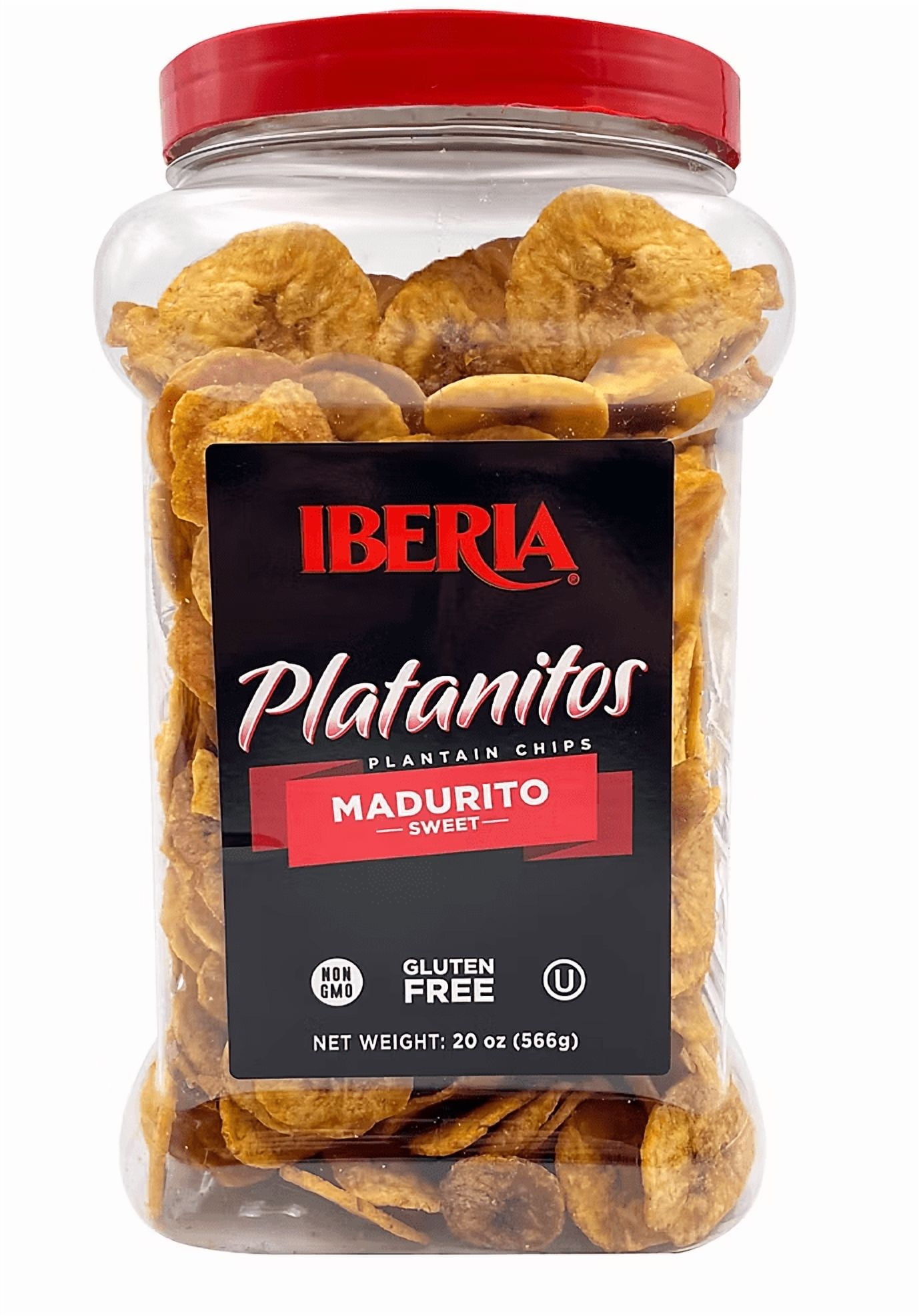 (6 pack) Iberia Sweet Plantain Chips 20 oz