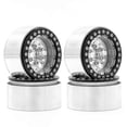 thumbnail image 1 of 4PCS Metal 19 Beadlock Wheel Rim 9-Spokes for 1/10 RC Crawler TRX4 Axial SCX10 90046 AXI03007 Redcat Gen8, 1 of 5