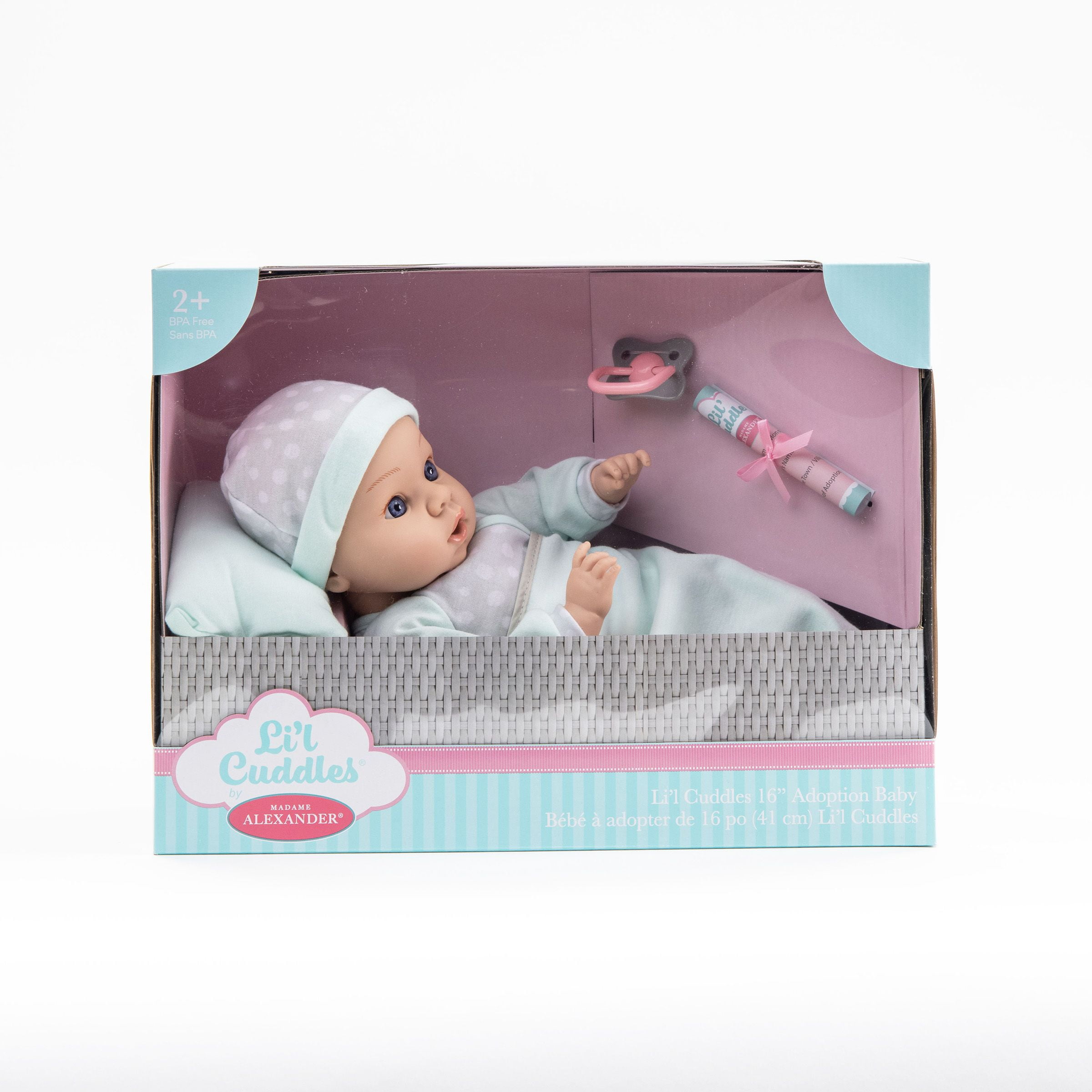 Madame Alexander 16” Middleton Newborn Baby Pink Cloud Doll 
