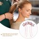 thumbnail image 5 of unbranded Peine Floral Con Para En Color Morado Exclusivo Para Eventos Formales, 5 of 6