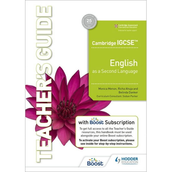 Cambridge IGCSE English as a Second Language Teacher's Guide with Boost Subscription: Hodder Education Group, (Paperback)
