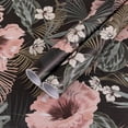 thumbnail image 5 of (3 pack) Abyssaly 17.5 in x118 in Peel and Stick Wallpaper Black Self-Adhesive Floral Wallpaper Removable Wallpaper for BedroomWalls Cabinets Shelves Drawer Vintage Floral Wallpaper, 5 of 10