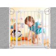 thumbnail image 3 of Whiteset Of 4 Snap-on Baby Gates With M10 Threaded Rod - Baby Safety Gate Accessories - Ya, 3 of 5