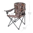 thumbnail image 3 of Ozark Trail Oversize Chair, Holds up to 225lbs, 600D Polyester, Steel Frame, 3 of 7