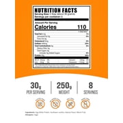 BulkSupplements Egg White Protein Powder - 250 Grams (8.8 oz)