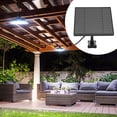 thumbnail image 1 of Luces solares Luz de calle solar LED para exteriores Luz de inundación impermeable, 3 modos opcionales, para puerta de entrada, patio, garaje, jardín, entrada, valla, iluminación para el hogar, 1 of 5