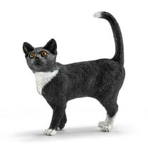 Black Cat Standing Farm World Animal Figure by Schleich 13770