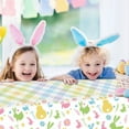 thumbnail image 4 of Wovilon 107x53 Inches Easter Tablecloths Party Tablecloths Waterproof Oil Resistants Disposable Birthday Party Decoration Tablecloths, 4 of 6