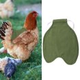 thumbnail image 2 of Pet Feather Protection Fixer Rückenflügelschutz hochwertiges Tuch Hen Chicken Saddle Apron Double Jacket(Grün), 2 of 7